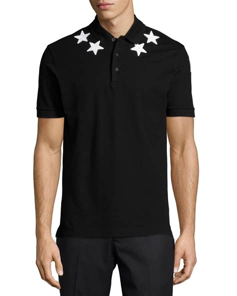 mens givenchy star top|Givenchy polo shirts.